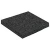 vidaXL Kumirouhepatiop&auml;&auml;llyste Musta 9 x 9 x 0,8 cm Kumi