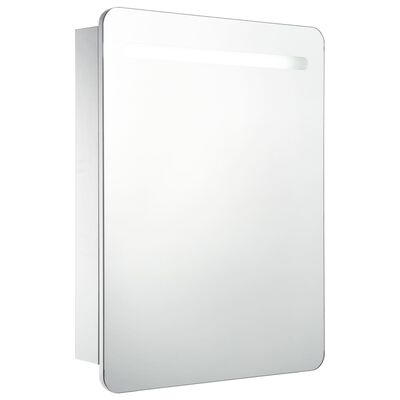 vidaXL LED kylpyhuoneen peilikaappi 60x11x80 cm
