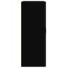 vidaXL Riippuva seinäkaappi musta 69,5x32,5x90 cm