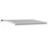 vidaXL Manuaalinen markiisin runko LED-valoilla 4 &times; 3,5 m
