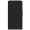 vidaXL Sein&auml;kaappi musta 60x30x60 cm tekninen puu