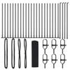vidaXL Hitsattu metalliverkkoaita betoni-juurella 50 x 1 m (L x K)