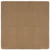 vidaXL Alue Matto Vaaleanruskea 200 x 200 cm Juutti
