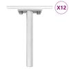 vidaXL kelluvat hyllykannattimet 12 kpl näkymätöntä Ø12x100 mm