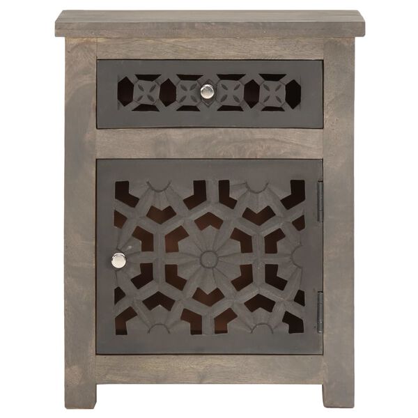 vidaXL Yöpöytä 40x30x50 cm täysi mangopuu