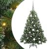 vidaXL Tekojoulukuusi 150 LED-valoilla Vihre&auml; 120 cm PE ja PVC