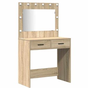 vidaXL Meikkip&ouml;yt&auml; 2 kpl Ruskea 78,5 x 41 x 135 cm Tekninen puu
