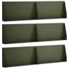 vidaXL Pato 6 kpl 80 x 12 x 30 cm Ter&auml;s Oliivinvihre&auml;