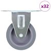 vidaXL 32 kpl kiinte&auml;t py&ouml;r&auml;t 75 mm