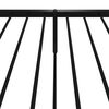 vidaXL Metallinen sängynrunko päädyillä musta 80x200 cm