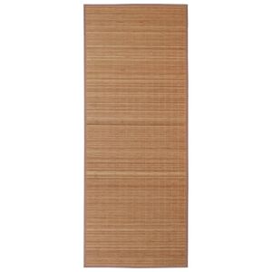 vidaXL Suorakulmainen ruskea bambumatto 80x300 cm