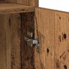 vidaXL Korkea kaappi Vanha Puu 80 x 42,5 x 185 cm Tekninen puu