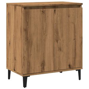 vidaXL Senkki k&auml;sity&ouml;l&auml;inen tammi 60x35x70 cm tekninen puu