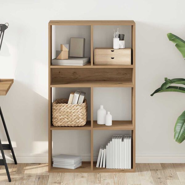 vidaXL Kirjakaappi artesaani tammi 66x31x112 cm tekninen puu