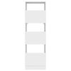 vidaXL Pyykkikaappi s&auml;ilytystilassa ovella Valkoinen Tekninen puu