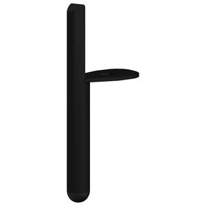 vidaXL Huonekalujalat 2 pcs Musta 66 x 36 x 160 mm Rauta