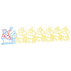 vidaXL LED-joulukoriste Monivärinen 69 x 79 cm Polyvinyylikloridi