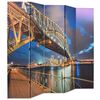 vidaXL Taitettava huoneenjakaja 200x170 cm Sydney Harbour Bridge