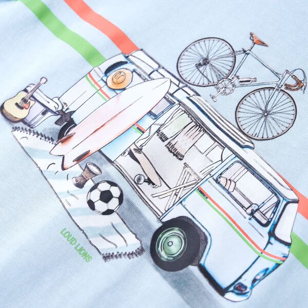 Lasten T-paita vaaleansininen 140