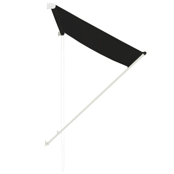 vidaXL Sisäänkelattava markiisi 150x150 cm antrasiitti