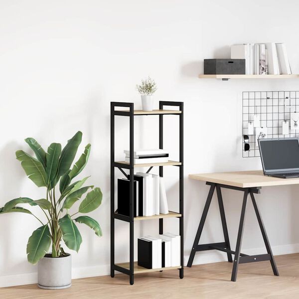 vidaXL Kirjahylly Sonoman tammi 40 x 30 x 119 cm Tekninen puu