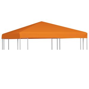 vidaXL Huvimajan katto 310 g / m&sup2; 3x3 m oranssi