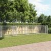 vidaXL Koiranhäkki ovilla harmaa 12x2x1,5 m galvanoitu teräs