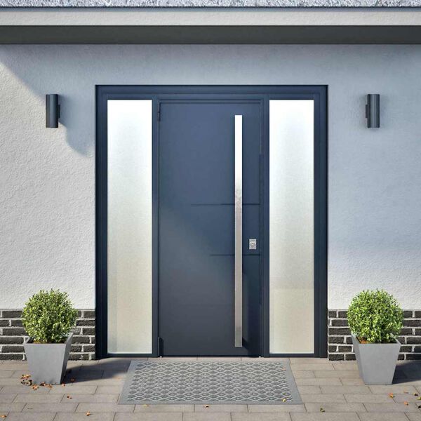 vidaXL Puutarhakukkalaatikot 2 kpl 30x30x30 cm galvanoitu teräs