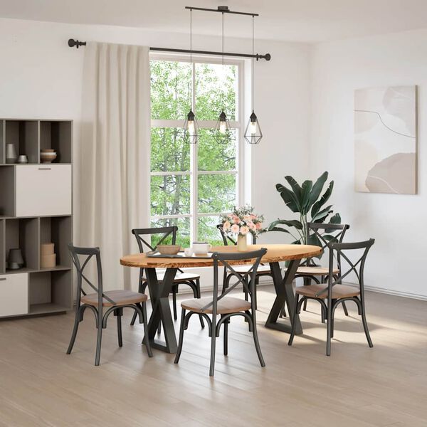 vidaXL S&auml;ngynrunko ilman patjaa vahanruskea 90x200 cm t&auml;ysi m&auml;nty