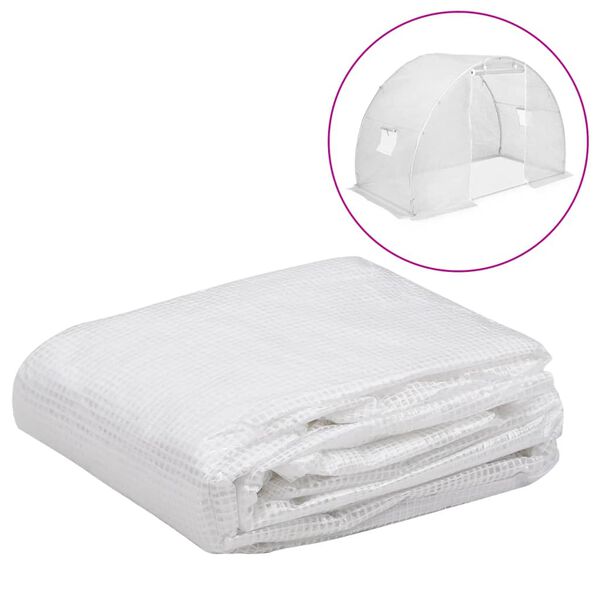 vidaXL Kasvihuoneen vaihtokate (4,5 m²) 3x1,5x2 m läpinäkyvä