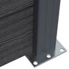 vidaXL Aitapaneelisarja harmaa 180x186 cm WPC