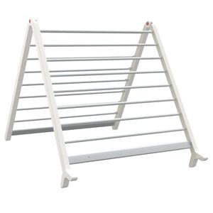vidaXL Jatkettava kuivausteline kylpyammeen ylle 53-90 cm alumiini