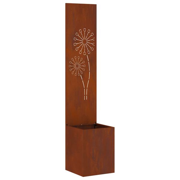 vidaXL Puutarhan yksityisyyden verho Ruosteinen 32 x 32 x 150 cm