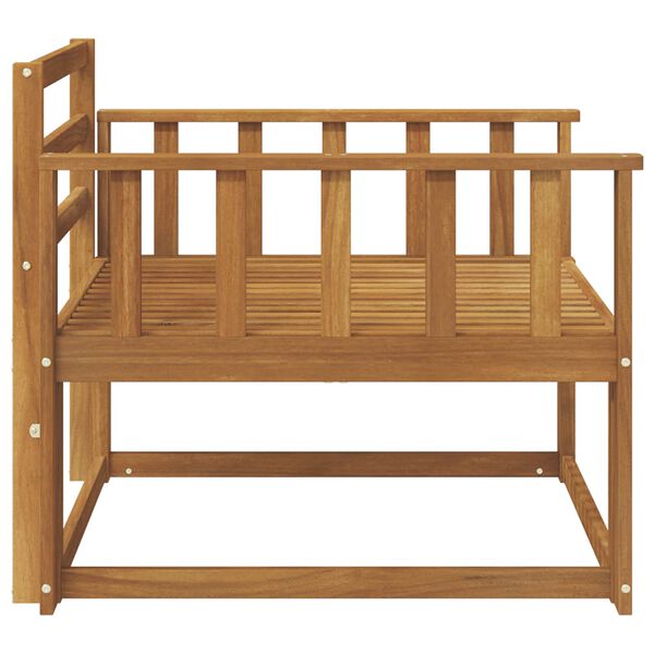 vidaXL Ulkotilan keskisohva Tihe&auml; akasiapuu Luonnollinen