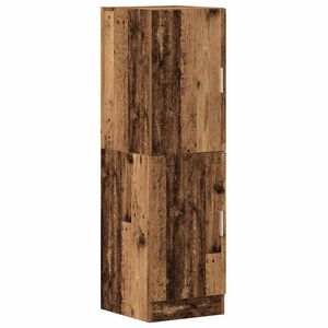 vidaXL keitti&ouml;kaappi vanha puu 38x41,5x131,5 cm tekninen puu