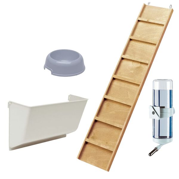 Ferplast Kaninkoppi Grand Lodge 120 muovi harmaa 57085360