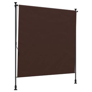 vidaXL Ulkorullaverho Ruskea 120 x 270 cm