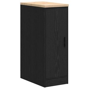 vidaXL Autotallin s&auml;ilytyskaappi musta 30x51x85 cm t&auml;ysi m&auml;nty
