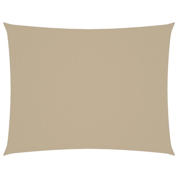 vidaXL Aurinkopurje Oxford-kangas suorakaide 5x7 m beige
