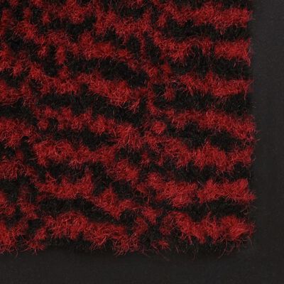 vidaXL Kuramatto suorakulmainen nukkapinta 90x150 cm punainen