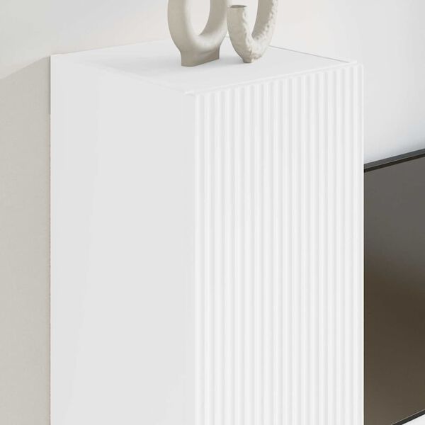 vidaXL TV-sein&auml;kaappi 2 pcs Valkoinen 30 x 31 x 60 cm Tekninen puu