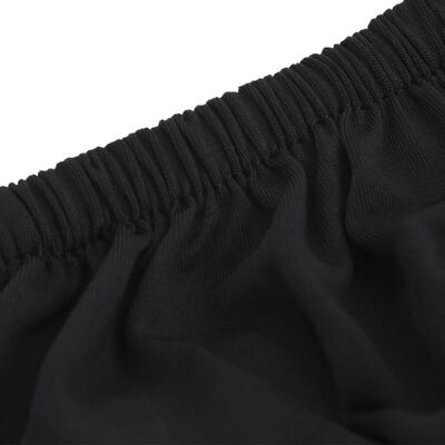 vidaXL Joustava 3-istuttavan sohvan päällinen musta polyesteri jersey