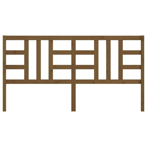 vidaXL S&auml;ngynp&auml;&auml;ty hunajanruskea 206x4x100 cm t&auml;ysi m&auml;nty