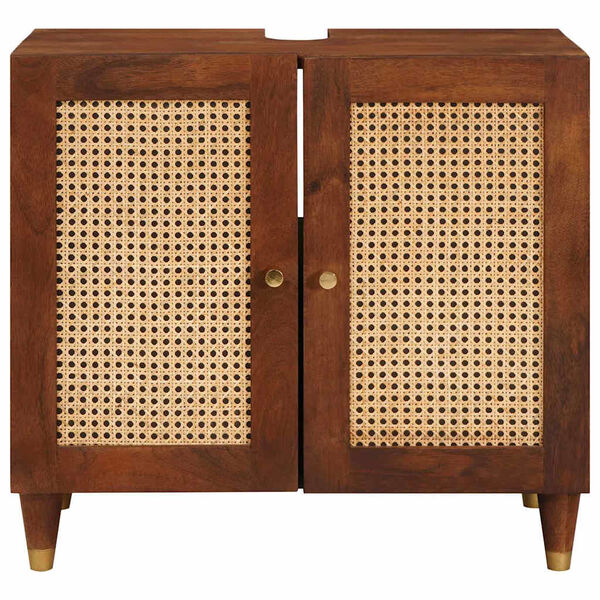 vidaXL Pesuallaskaappi hyllyll&auml; Ruskea 62 x 33 x 58 cm Tekninen puu