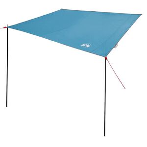 vidaXL Karavaanivarjo 240 x 460 cm Vedenpit&auml;v&auml; Sininen taffeta