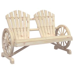 vidaXL 2-istuttava Adirondack puutarhatuoli t&auml;ysi kuusi
