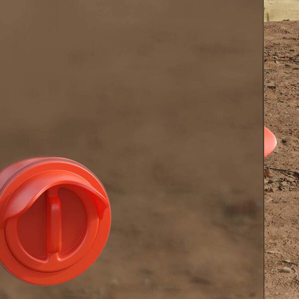 vidaXL Kanan ruokinta-allas Hopea 32,5 x 20,5 x 43 cm Galvanoitu ter&auml;s