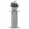 vidaXL Kasvitelineet 2 kpl harmaa Sonoma 30x30x60 cm tekninen puu