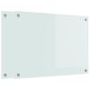 vidaXL Keittiön suojapaneeli 2 pcs Valkoinen 70 x 50 cm karkaistu lasi