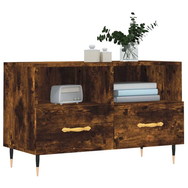 vidaXL TV-taso savutammi 80x36x50 cm tekninen puu